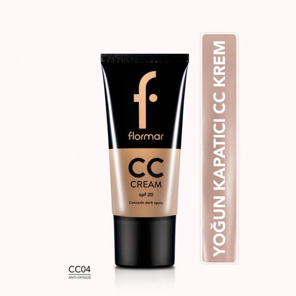 Flormar Yara İzi ve Koyu Leke Gizleyici CC Krem CC04 Anti Fatigue 35 ml