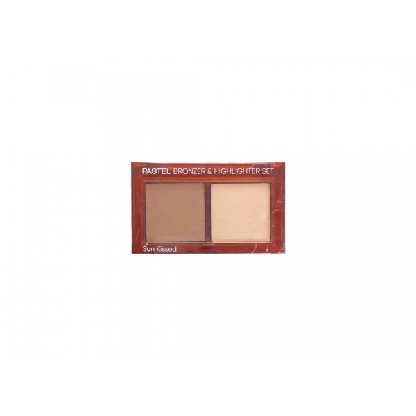 Pastel Profashion Bronzer & Highlighter Set Sun Kissed No:01 Natural Bronze & Soft Glow